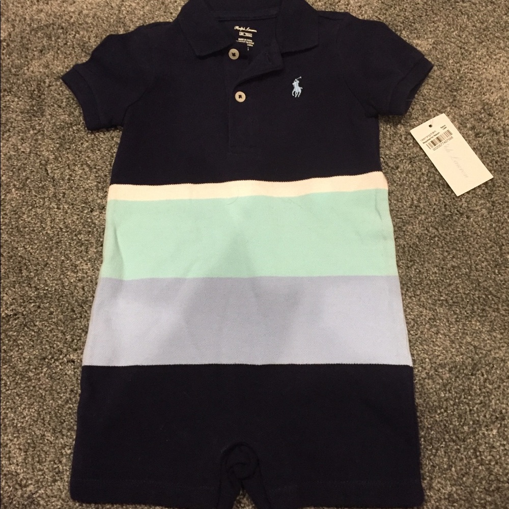 Short sleeve Ralph Lauren one piece NWT